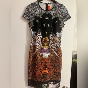Clover Canyon Scuba Flower Print Dress